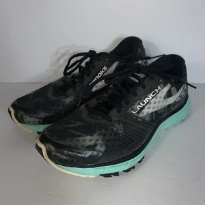 Brooks Launch 3 Women’s Black Mint Running Training Shoes Sneakers Size 8  EU39 - Picture 1 of 12