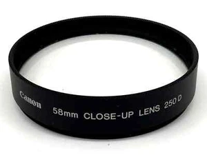 Canon Zoom Lense Close-Up Lens 250D Filter 58mm Circular Filter Thread M58 - Picture 1 of 1