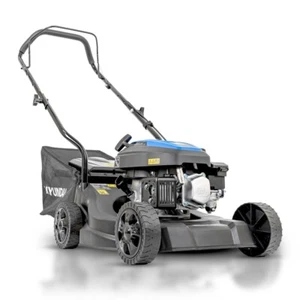 Hyundai Petrol Lawnmower 16’’ / 39cm Black Edition Hand Push 131cc 35L HYM16130P - Picture 1 of 16