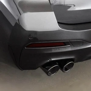 For BMW G30 5 Series w/ M Package Rear Reflector Overlay Dark Tint Kit - Smoke - Foto 1 di 2