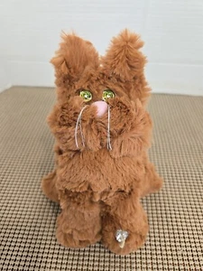 Gato de peluche hecho a mano 7" gatito sentado súper suave - Imagen 1 de 12