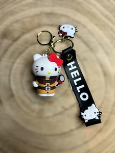 🍀 Hello Kitty 3D Schlüsselanhänger Keychain Cool Süß Sweet - Picture 1 of 2