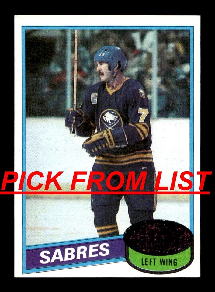 1980-81 Topps Hockey 4-263 EX/EX-MT Pick From List All PICTURED - Image 1 of 1