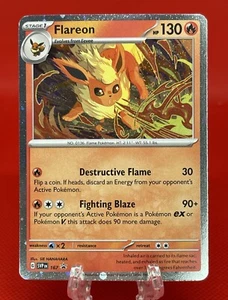 Pokemon TCG Flareon SVP 167 Prismatic Evolutions Black Star Cosmos Promo NM - Picture 1 of 2