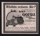 BERLIN-ZEHLENDORF, Werbung 1925, C. P. Goerz AG Instytut Optyczny Trieder-Binokel