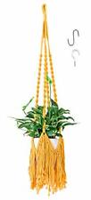 Hanging Planters Macrame for Outdoor & Indoor Plants, Wall Mustard_40 