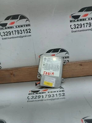 👉CENTRALINA COMANDO AIRBAG 2010 SKODA FABIA I II/VW POLO 1C0909605K VA4 - Immagine 1 di 4