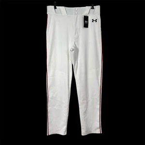 Under Armour Gameday Vanish Pant Pipe Tapered Mens Medium White Baseball 1367347 - Picture 1 of 12