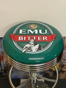 EMU BITTER WA BEER (NEW) PREMIUM BAR STOOL ADJUSTABLE HEIGHT VICTORIA BITTER - Picture 1 of 12