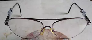 VINTAGE SAFETY GLASSES/FRAMES Z87-2 PEWTER/GRAY TITMUS AVIATOR TR311S RETAINERS - Picture 1 of 4