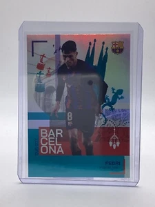 JUEGO DE EQUIPO TOPPS BARCELONA 2022/23 PARALELO NUESTRA CIUDAD PEDRI 148/175 - Imagen 1 de 2