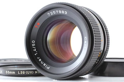 [MINT] Contax Carl Zeiss Planar T* 50mm f/1.4 MMJ Lens From JAPAN - Image 1 of 4