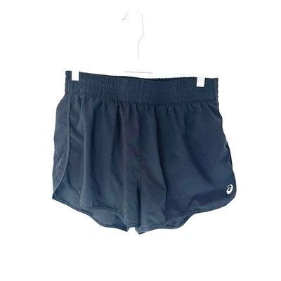 Asics Running Shorts Women's Black Athletic Workout Basic Pull On Medium  - Image 1 of 4