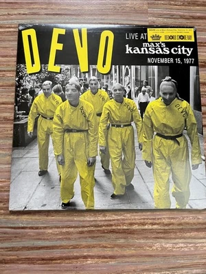RARE SEALED DEVO LIVE AT MAX'S KANSAS CITY 1977 VINYL LP RSD OOP DAVID BOWIE - Image 1 of 3