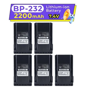 Batería 5X 2200mAh Tipo-C para BP-232 BP-232N ICOM IC-F14S IC-F24S FC-F3021 F4201 - Imagen 1 de 12