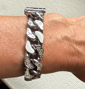 Louis Vuitton LV Monogram Cuban Chainlink Multicolor Bracelet - Picture 1 of 8