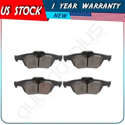 4PÇS PASTILHAS DE FREIO TRASEIRAS DE CERÂMICA PARA 2014 2015 -2017 FORD TRANSIT CONNECT ANTI-RUÍDO - Imagem 1 de 4