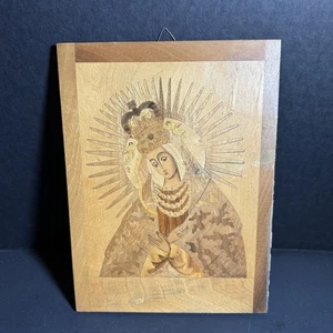 Polierte Holzintarsien Heilige Kunst [Artikel 948] - Bild 1 von 6