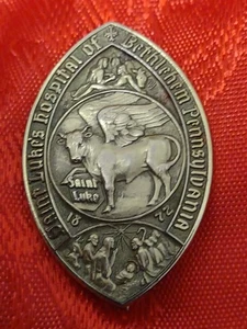 10k Gold St. Lukas Krankenhaus Krankenpflege Schule Abschluss Brosche Anstecknadel 1981 8g - Bild 1 von 5