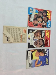 Vintage 1969, 1988 & 1990 JET Magazine Lot 4 Issues Black History Fashion Music - Picture 1 of 5