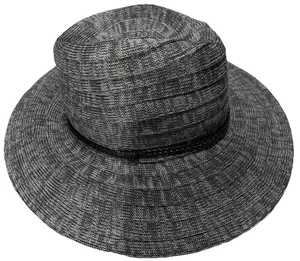 Sombrero Nordstrom con Doble Banda de Cuero Trenzado Talla Única Gris Talla Única - Imagen 1 de 5