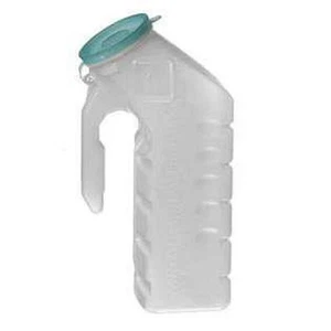 10--Medline Deluxe Male Urinal,s with Glow-in-Dark Lid 1000 mL Fast Shipping ! - Picture 1 of 1