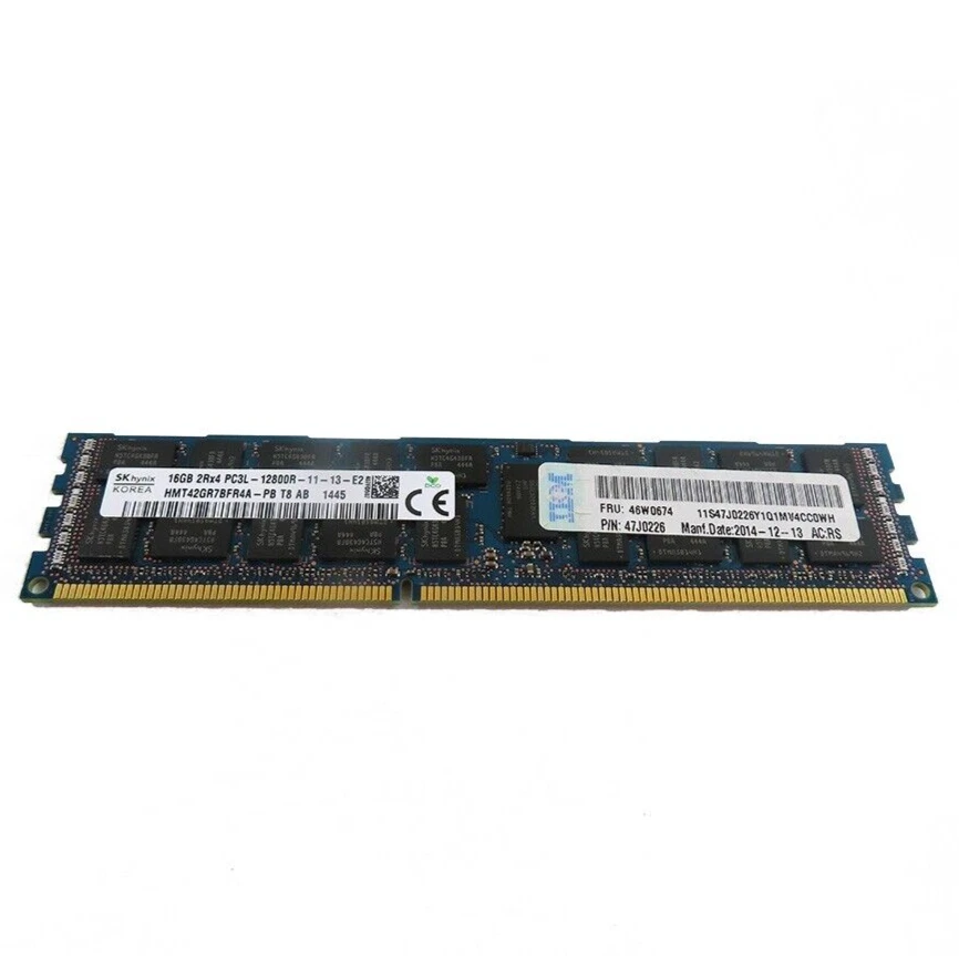 16GB PC3L-12800 DDR3 ECC RDIMM 2Rx4 Memory for PC/server - 46W0674 - Image 1 of 1