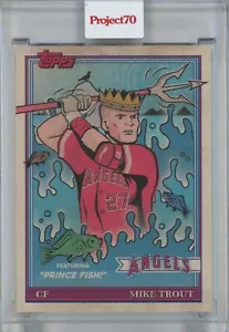 Mike Trout Topps Project 70 #558 de Jeff Staple - Imagen 1 de 3