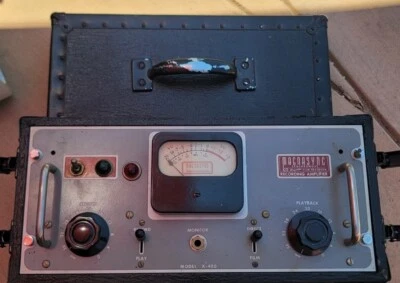 Amplificador de Grabación de Película de Tubo Magnasync Moviola De Colección Amplificador Era Eléctrica Occidental Foto 1 de 4