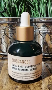 Biossance Squalane + Copper Peptide Rapid Plumping Serum - 30ml Travel Size NWOB - Picture 1 of 5
