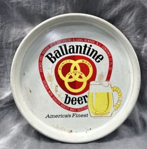 Vintage Ballantine Beer Metal Tray - Picture 1 of 1