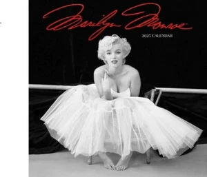 Marilyn Monroe 16 Month 2025 12 x 12 Wall Calendar New Sealed Plastic Free - Picture 1 of 2