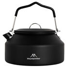 1.4L Portable Whistling Teapot with Handle for Outdoor Travel Camping Cooking