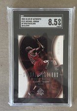 2003-04 UD SP Authentic #131 Michael Jordan SP Spectaculars  2074 /3999 SGC 8.5