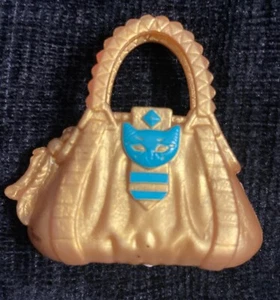 Monster High Doll Cleolei Freaky Fusion Gold Handbag Purse - Picture 1 of 2