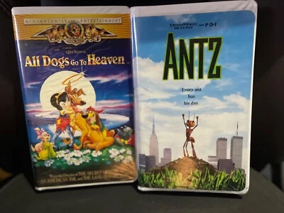 Antz / All Dogs Go To Heaven Clam Shell's vhs - Image 1 of 2