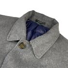 Ralph Lauren LRL Men’s Wool Blend Goose Down Puffer Lined Over Coat Gray • 42S