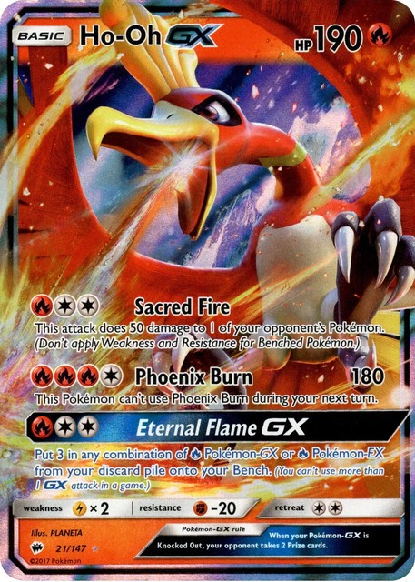 TCG Did You See The Fighting Rainbow - #53 Ho-Oh GX