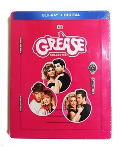 BRANDNEU Grease 3-Movie Collection 40th Anniversary Edition STEELBOOK Blu-ray! - Bild 1 von 2