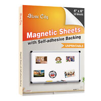 8 SHEETS of 9" X 12" Self Adhesive Magnet Art and Craft, etc 23 MIL
