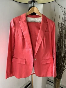 Banana Republic 2-pc Cotton Suit, Blazer Size 8, Pants Size 6 Pre-owned - Picture 1 of 9