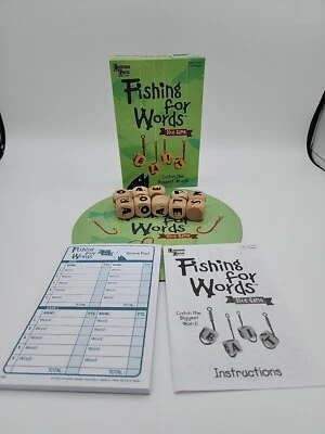 University Games FISHING FOR WORDS Dice Game Educational Complete  - Image 1 of 4