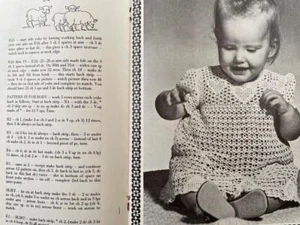 Vtg Eliz Hiddleson Thread CROCHET DESIGNS Ptn Bk Vol 1-A~BABY+Toddler - Picture 1 of 1
