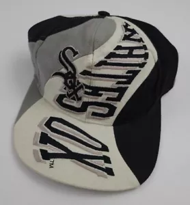 Vintage 90s Drew Pearson Chicago White Sox Hat Rare Colorblock Embroidered MLB - Picture 1 of 6