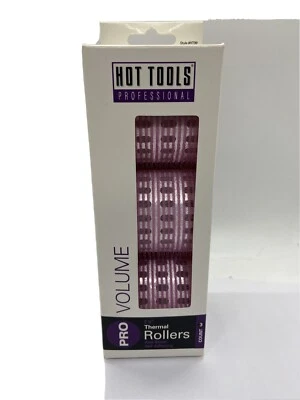 3 Hot Tools 2 1/4" Anti Static Self Adhering Thermal Rollers Hair Curlers Jumbo - Изображение 1 из 4