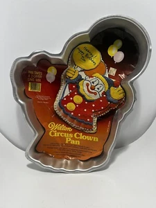 Sartén para pasteles fiesta cumpleaños payaso circo Wilton retirado 1982 vintage 2105-3823 - Imagen 1 de 6