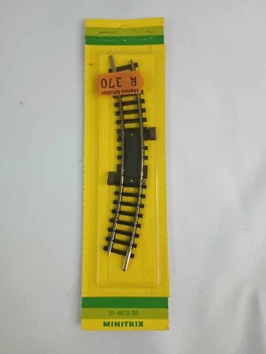 Vintage West Germany Minitrix Trix 14972 N gauge Feeder Track Curve - Image 1 of 3