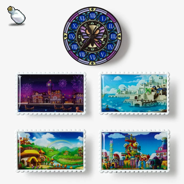 MapleStory Maple Story Map Badge Henesys LithHarbor Ludibrium Lachelein - Image 1 of 1