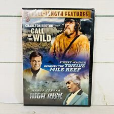 Call of the Wild / Twelve Mile Reef / High Risk DVD New Sealed *Free Shipping*