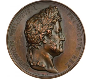 LOUIS PHILIPPE Ier Médaille, Avènement du roi 1830 - Imagen 1 de 2